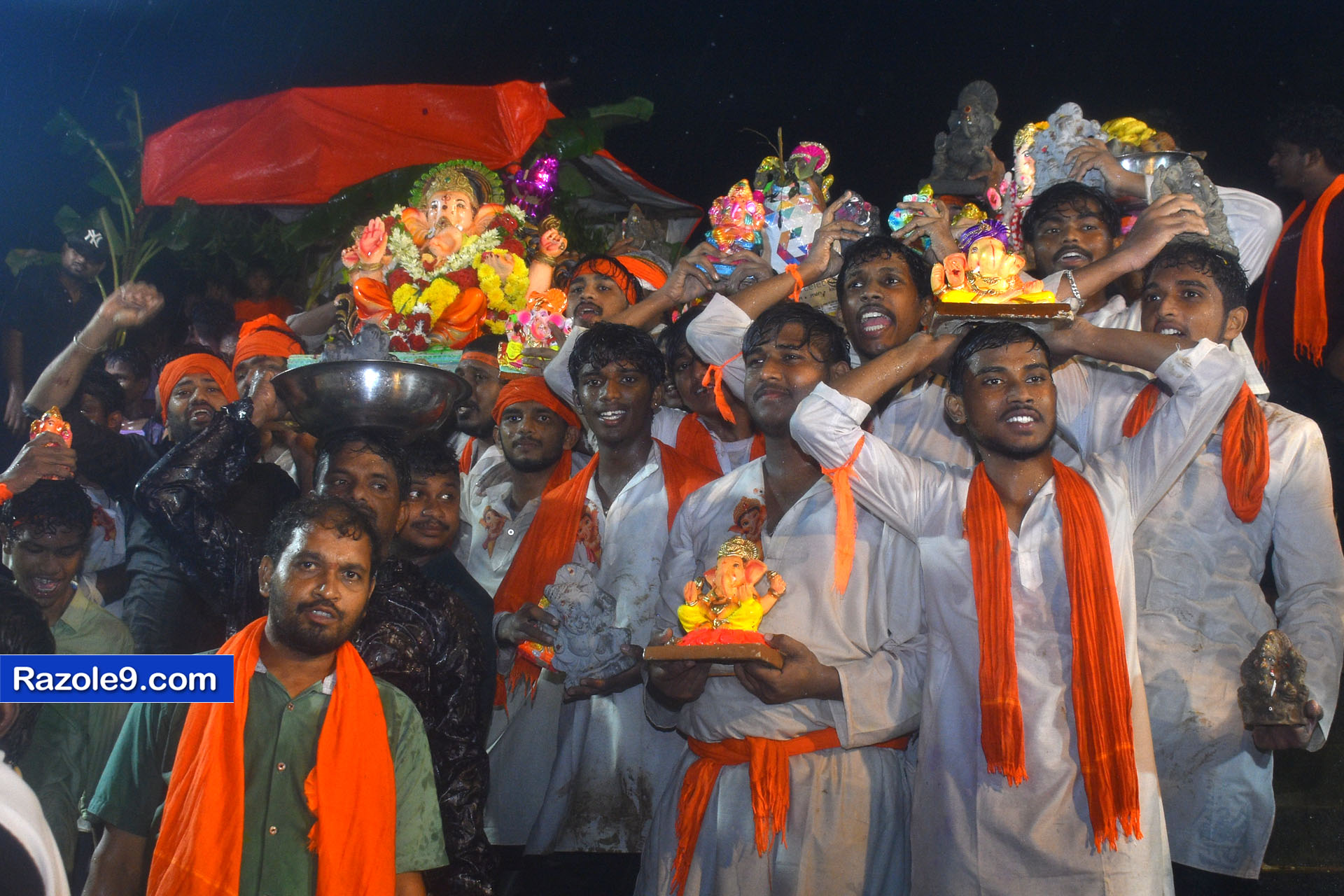 Razole Taluka Ganesh Nimajjanam